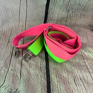 5/$20 Unisex No Brand Mix Match‎ Neon Pink Green Suspenders Club Rave Festival